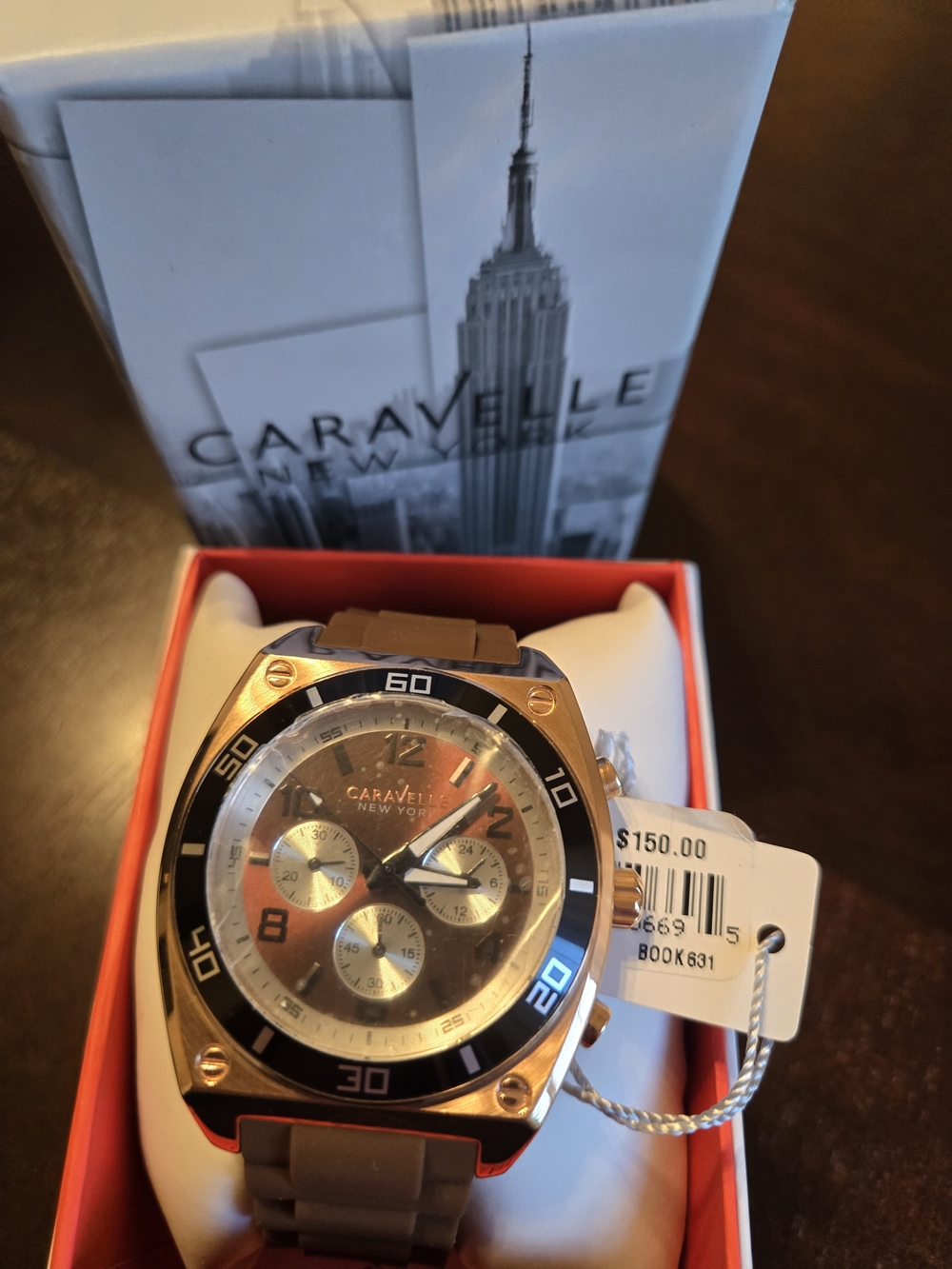Brand New in Box Caravelle New York by Bulova Men's Chronograph Sport Watch